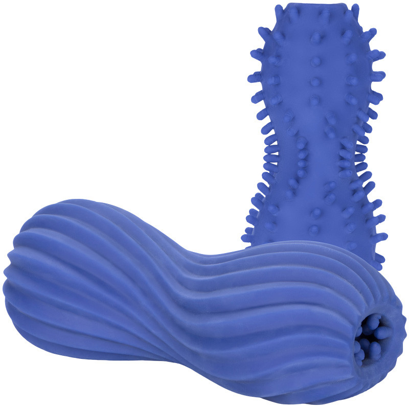 at home sex toy for men Buy the Apollo Dual Open-Ended Reversible Pure Skin Stroker Male Masturbator  Sleeve in Blue