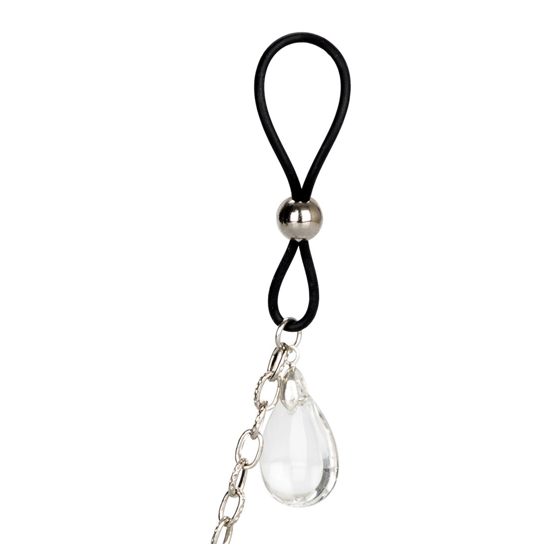 Cal Exotics Nipple Play Non-Piercing Crystal Pendant Chain Nipple