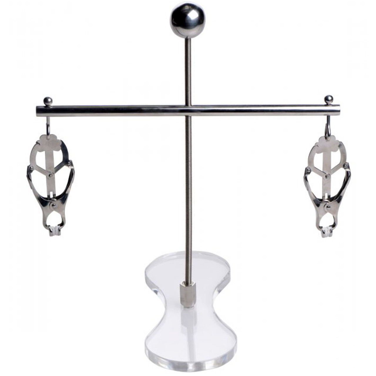 Buy The Tower of Pain Stainless Steel Clover Clamp Nipple Stretcher Tit Torture Device