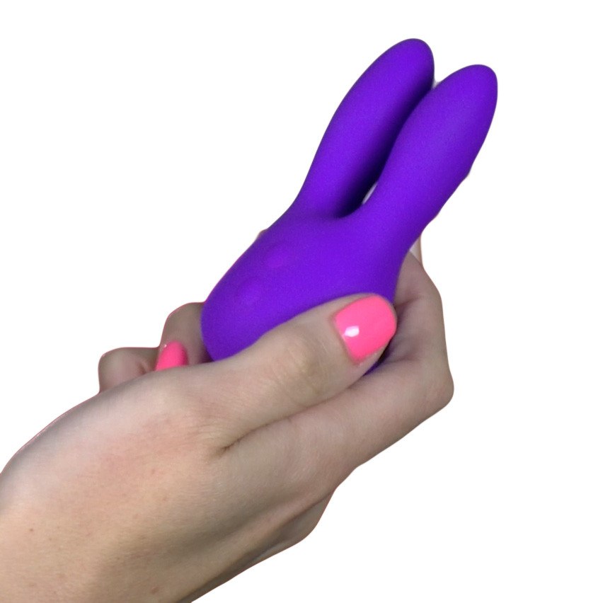 Mini Marvels Silicone Marvelous Bunny Massager 10-function Rechargeable Finger Vibrator - Dallas Novelty - Online Sex Toys Retailer Mini Marvels Silicone Marvelous Bunny Massager 10-function Rechargeable Finger Vibrator - Dallas Novelty - Online Sex Toys Retailer