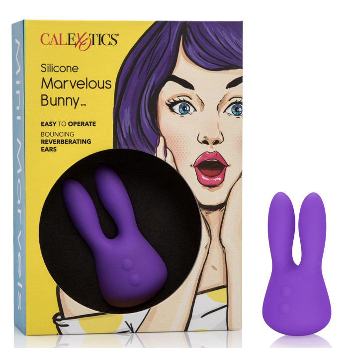 Mini Marvels Silicone Marvelous Bunny Massager 10-function Rechargeable Finger Vibrator - Dallas Novelty - Online Sex Toys Retailer Mini Marvels Silicone Marvelous Bunny Massager 10-function Rechargeable Finger Vibrator - Dallas Novelty - Online Sex Toys Retailer