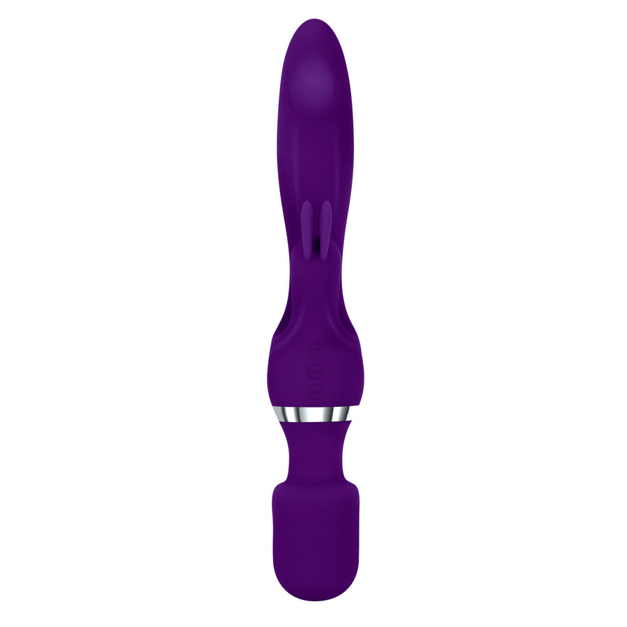 Adam & Eve G-Motion Rabbit Wand Dual Stimulating 20-function Silicone G-Spot Vibrator - Dallas Novelty - Online Sex Toys Retailer Adam & Eve G-Motion Rabbit Wand Dual Stimulating 20-function Silicone G-Spot Vibrator - Dallas Novelty - Online Sex Toys Retailer