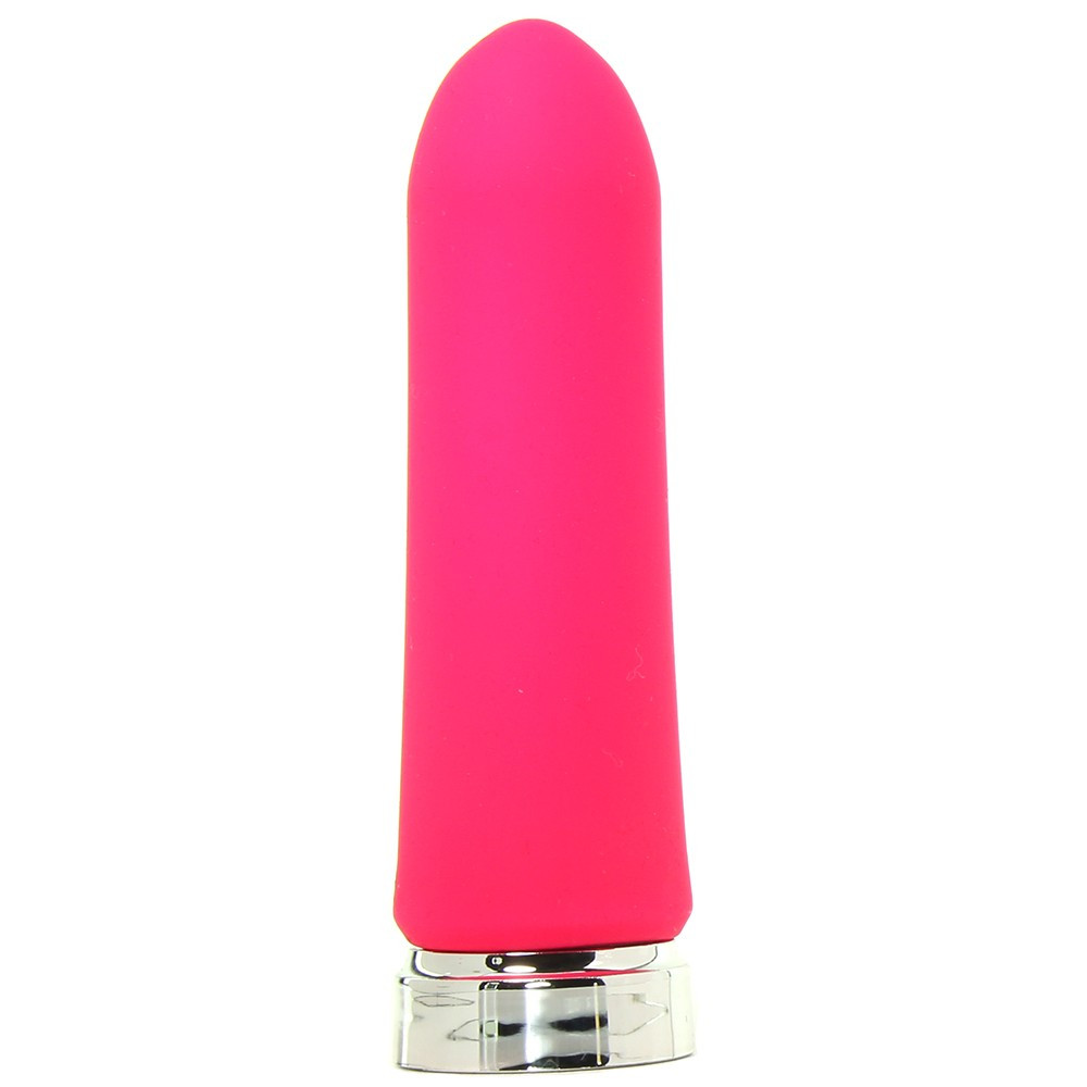 Buy the bam 10-function Rechargeable Silicone Bullet Vibrator in Foxy Pink  - VeDO Toys