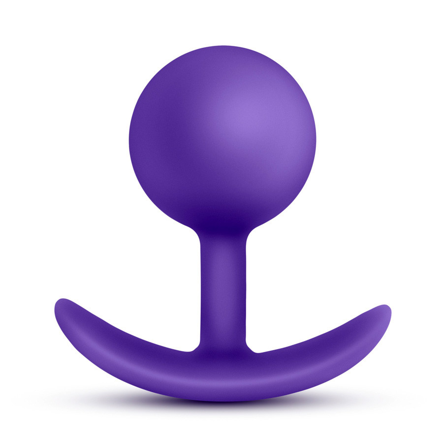 Buy Luxe Wearable Vibro Silicone Anal Plug Purple