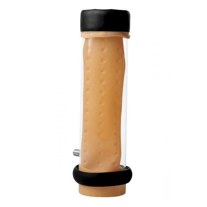 Buy the Textured Long Cylinder for The Milker Automatic Deluxe Stroker  Machine for Men