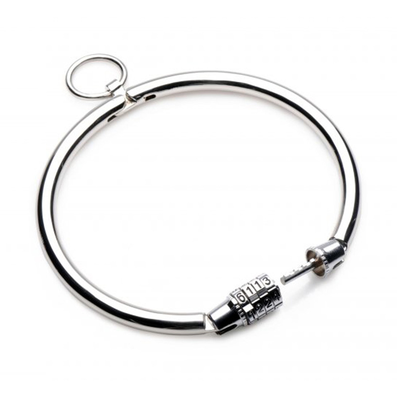 Buy The Stainless Steel Slim Slave Collar With Combination Lock Xr