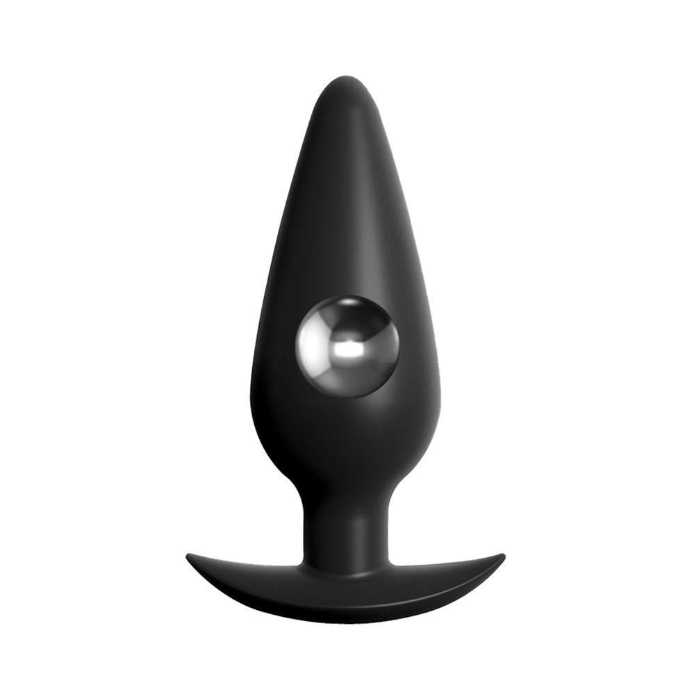 Buy the Anal Fantasy Elite Collection Large Weighted Silicone Butt Plug  with 165gr ball