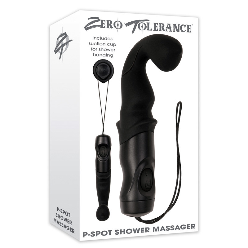 Buy the P-Spot Shower Massager 10-function Silicone Prostate Vibrator