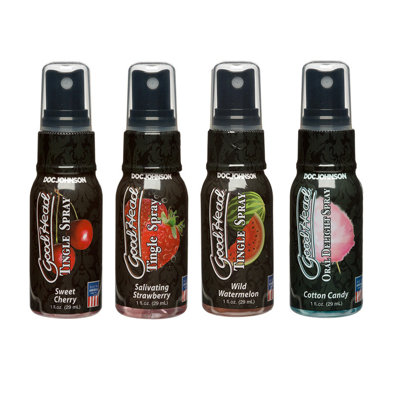 Buy the GoodHead Cotton Candy Flavored Oral Tingle Spray 1 oz Doc Johnson