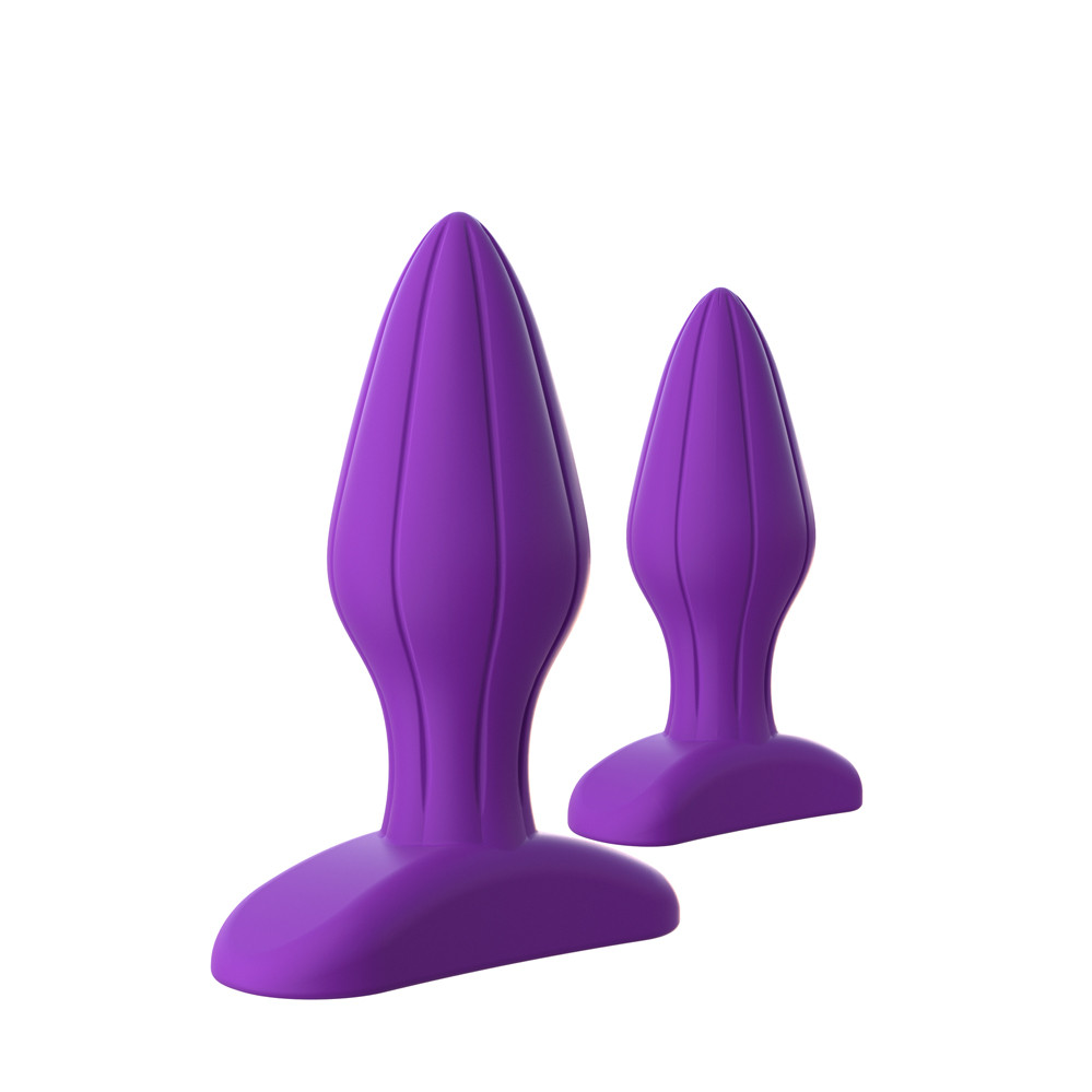 Buy the Fantasy For Her Her Designer Silicone Love Plug Set anal buttplug  purple - Pipedream Toys