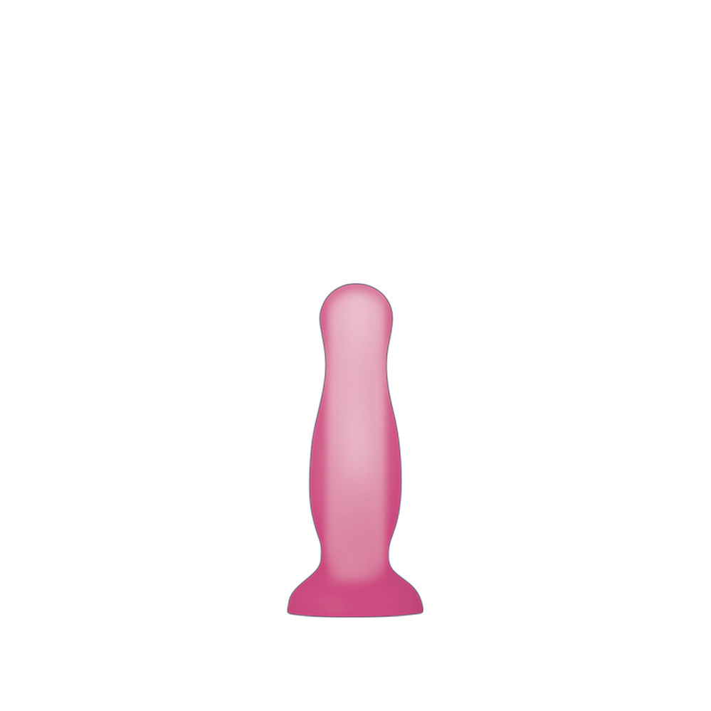 Buy the Luminous Plug Glow-in-the-Dark Small Pink Silicone Butt Plug with  Suction Cup -