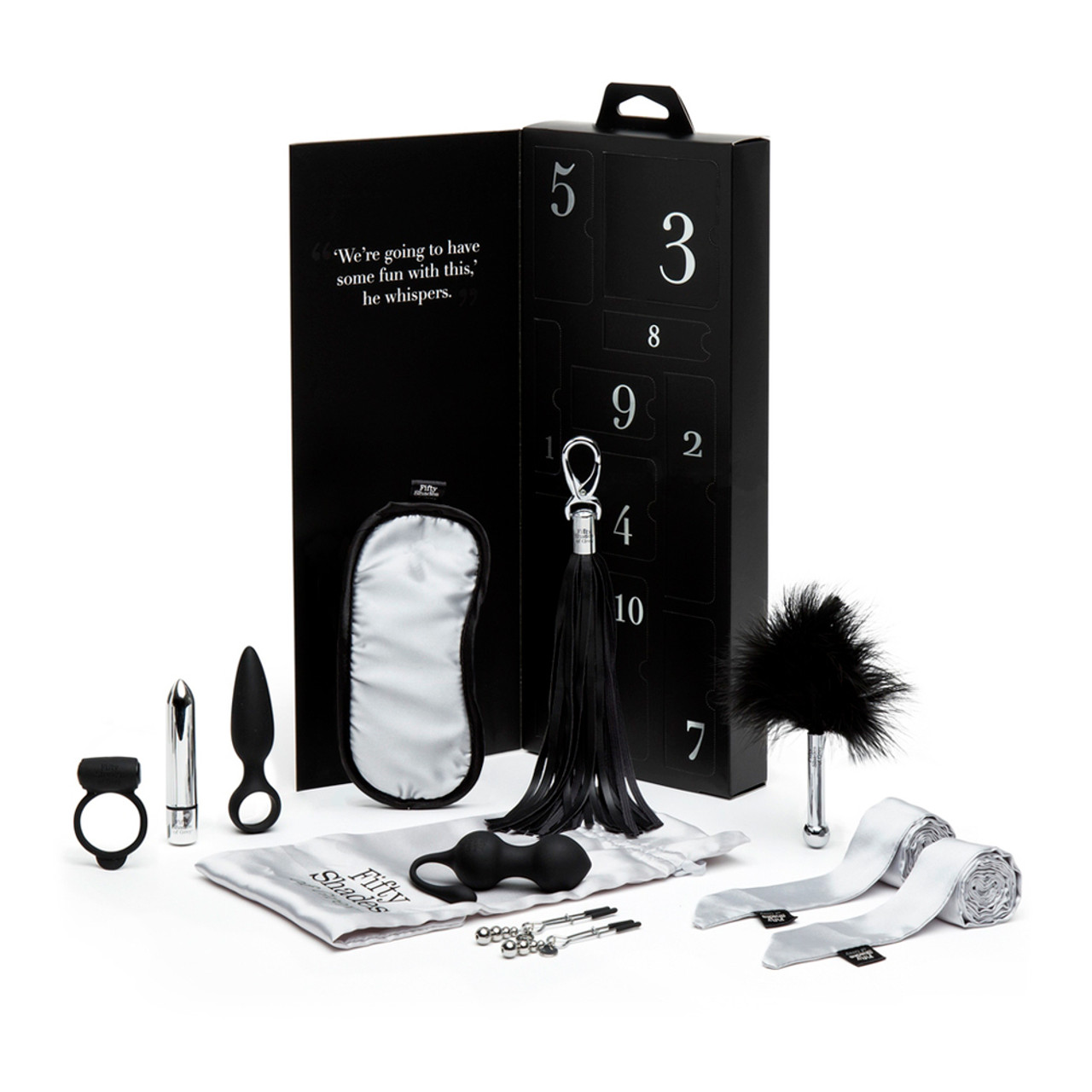 Buy BDSM Kit - 10 Pieces Bondage Kit With Nipple Clamps And