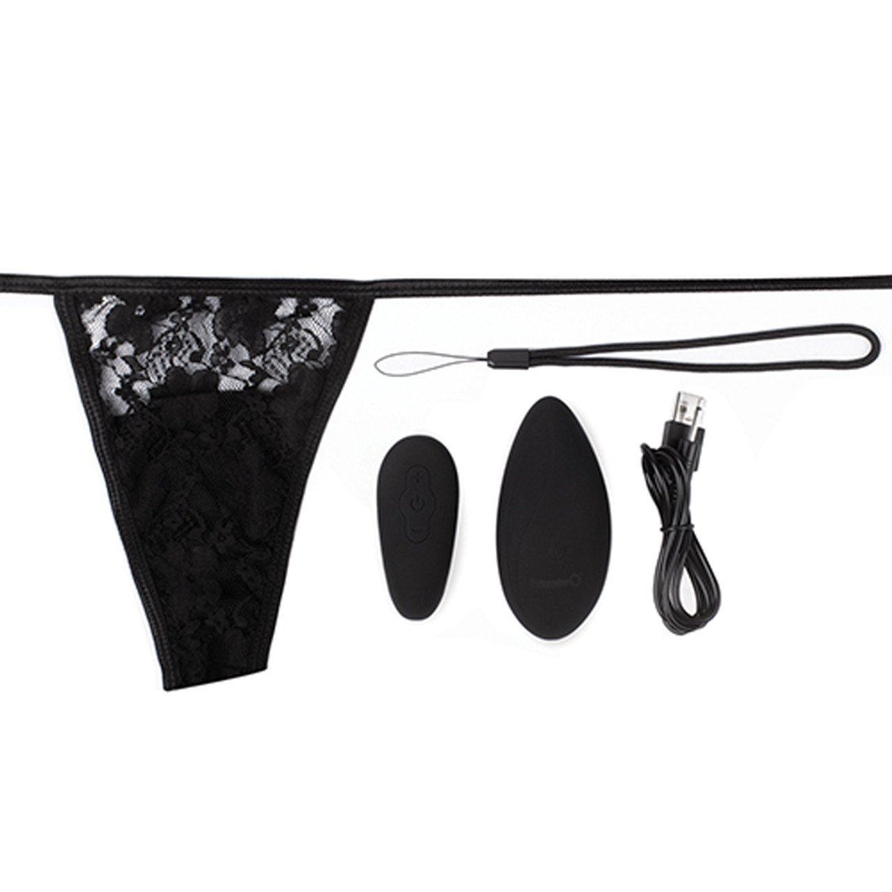 Buy the My Secret Premium Ergonomic 10-function Remote Control Vibrating Panty Set in Black pic