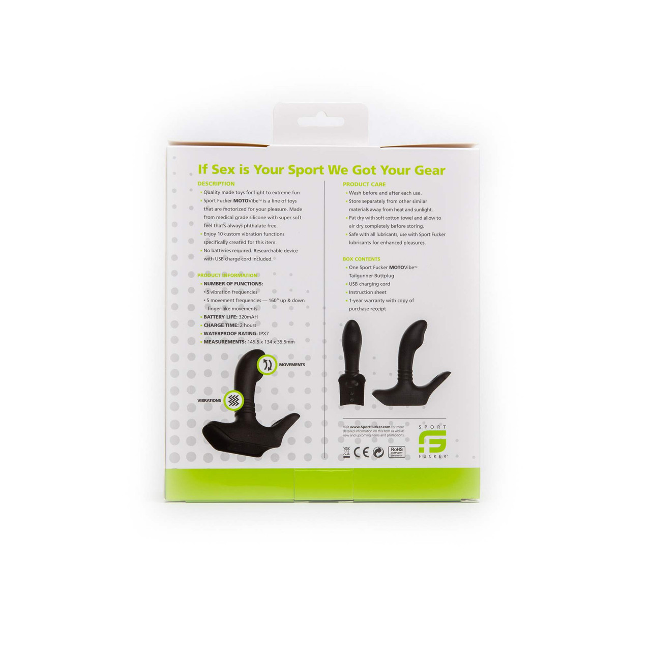 Buy the MOTOVibe Tailgunner 10-function Rechargeable Silicone Butt Plug in Black - Sport Fucker Buy the MOTOVibe Tailgunner 10-function Rechargeable Silicone Butt Plug in Black - Sport Fucker