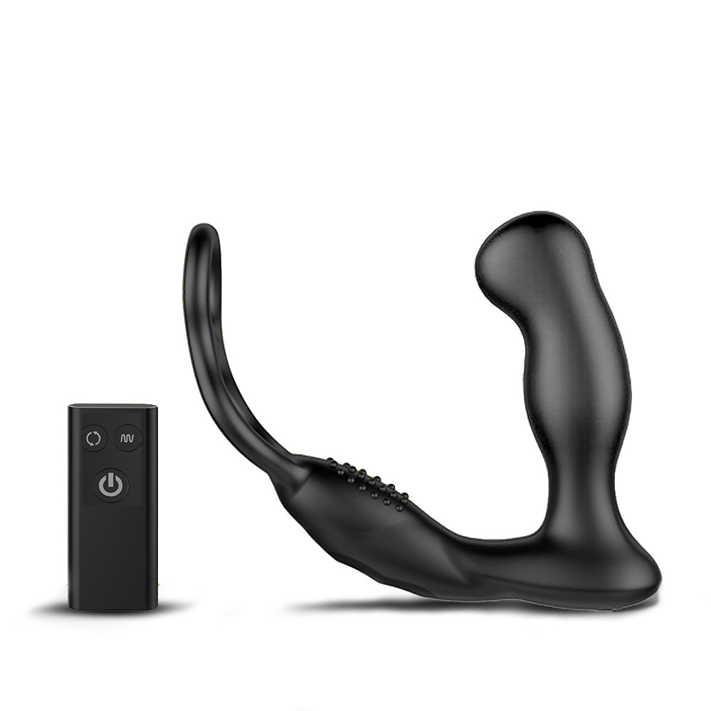 Buy the Revo Embrace 8-function Remote Control Rechargeable Silicone  Rotating Prostate Massager with Cockring &
