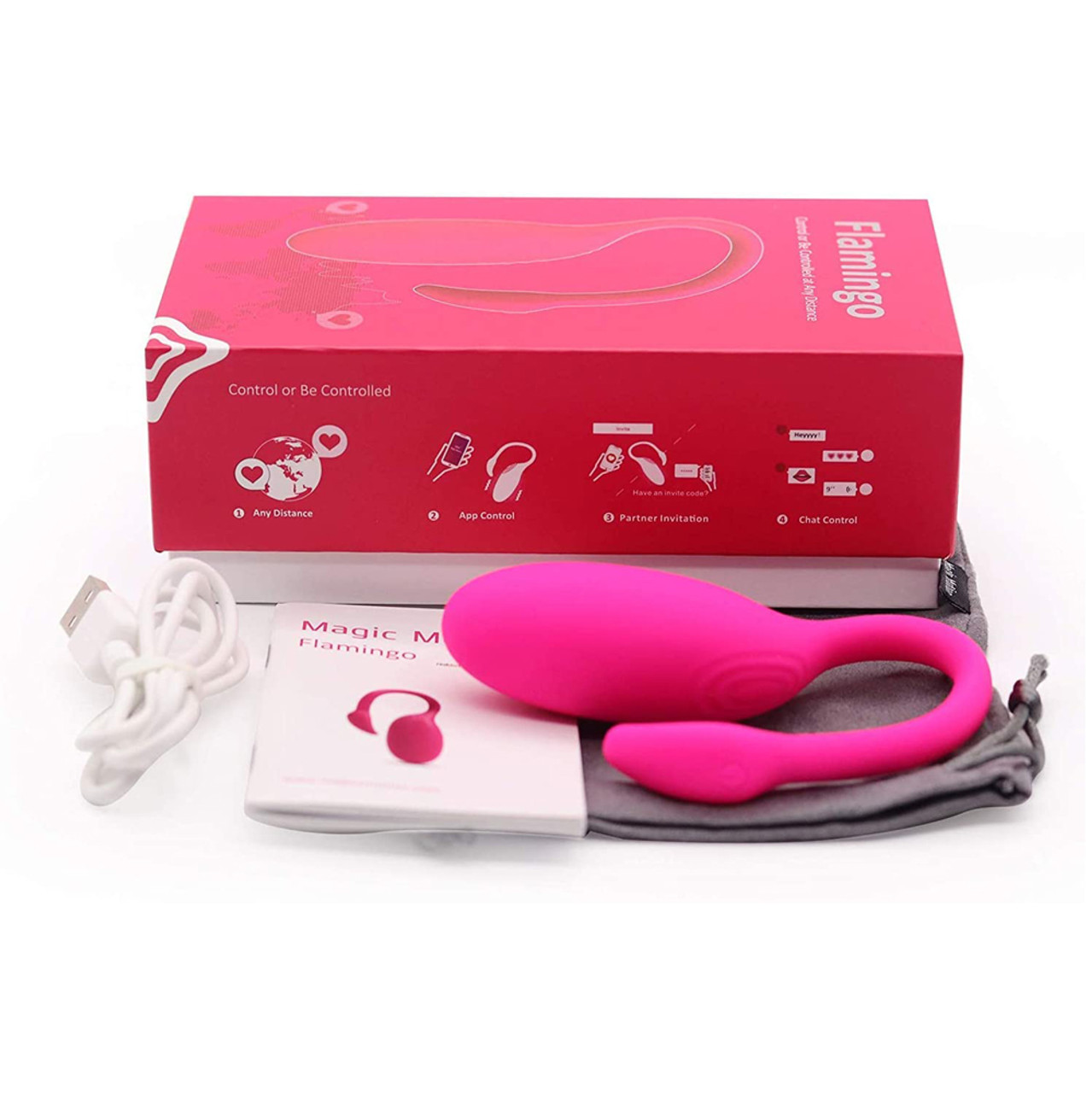 Pink Women'S Wearable Jumper Wireless Remote Control Vibrator Under
