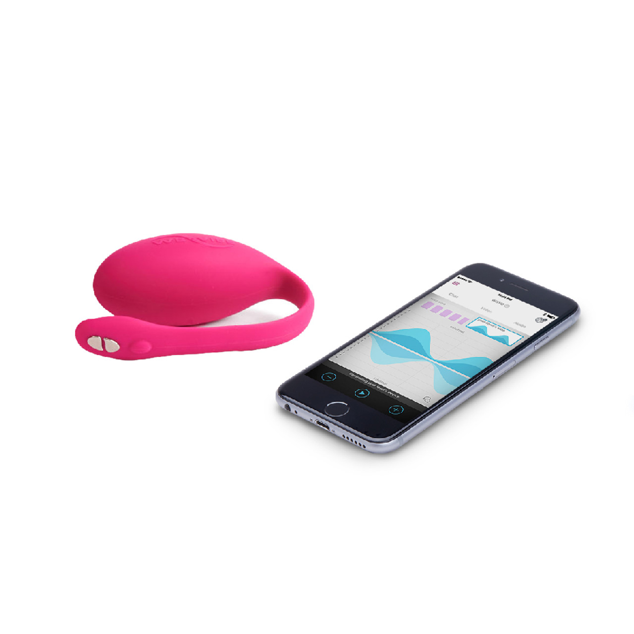 Buy the Jive 10-function App-controlled Rechargeable Wearable Silicone  G-Spot Vibrator in Electric Pink 