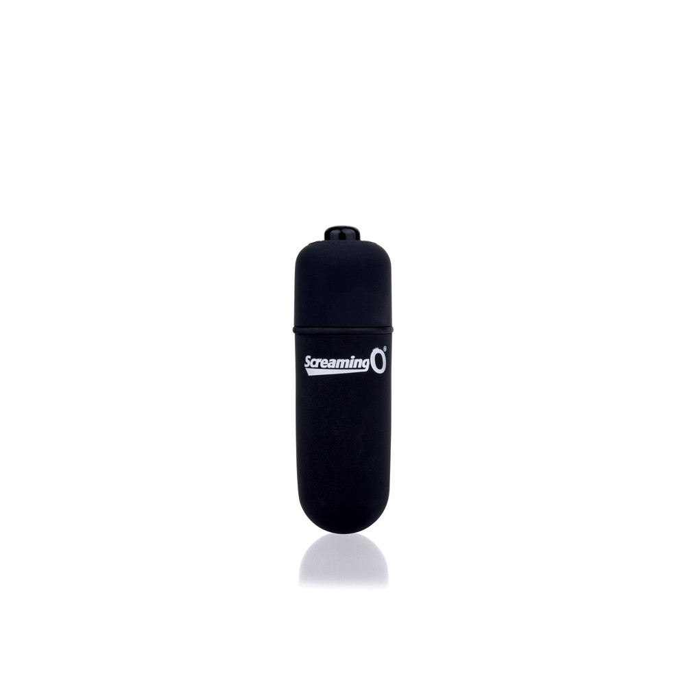 Buy the Vooom! Soft-Touch 4-FUNction Bullet Vibrator Rumbling Pulsating Mini Vibe in Black - Screaming Buy the Vooom! Soft-Touch 4-FUNction Bullet Vibrator Rumbling Pulsating Mini Vibe in Black - Screaming