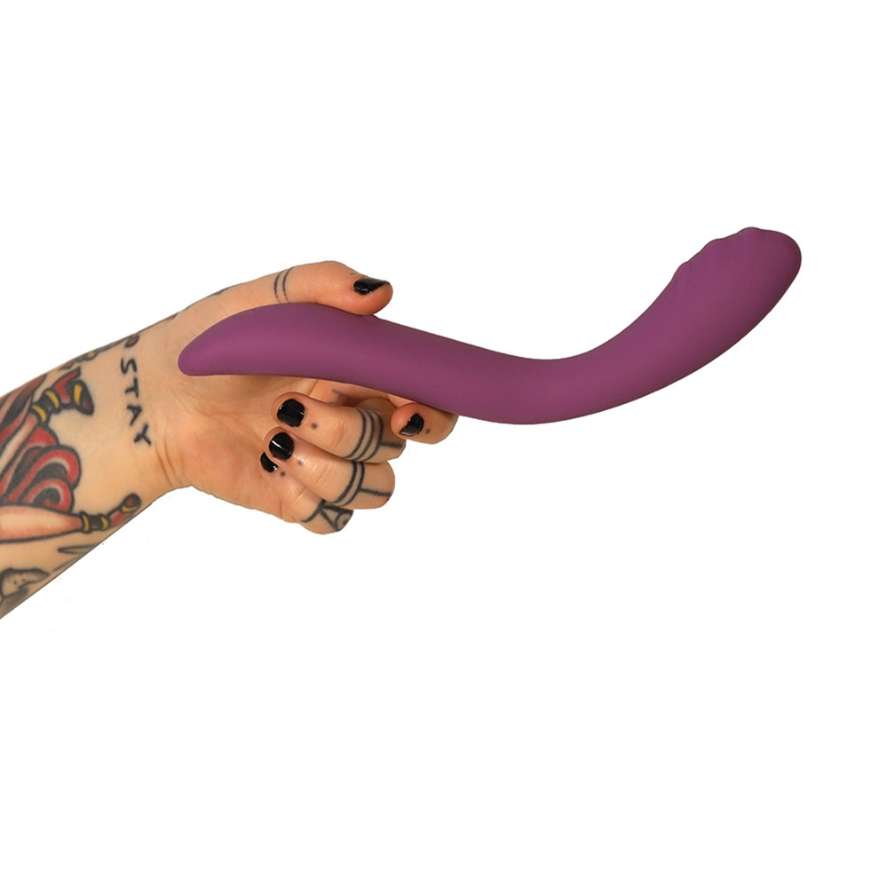 Buy the Willow 6-function Rechargeable Curved Silicone G-Spot & Prostate  Vibrator P-Spot Stimulator