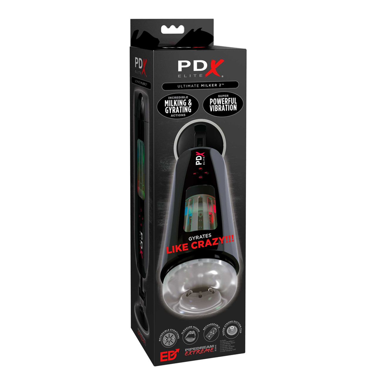 Buy the PDX Elite Ultimate Milker 2 17-function Rechargeable Hands