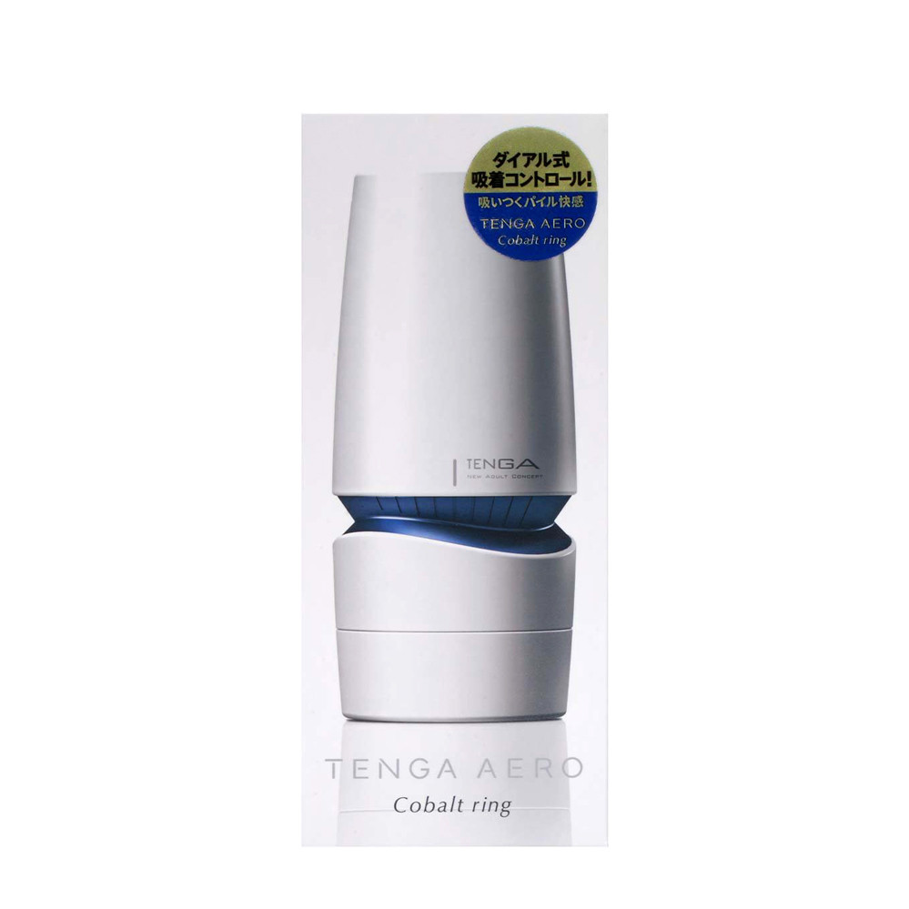 Buy the Aero Cobalt Ring Adjustable Dial-Operated Suction Control Reusable Male  Masturbator Stroker - Tenga Made