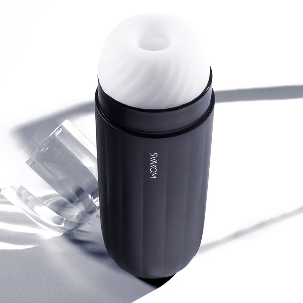 Buy the Connexion Series Sam Neo 5-function Interactive App-Controlled  Rechargeable Male Masturbator with Suction & Vibration Stroker