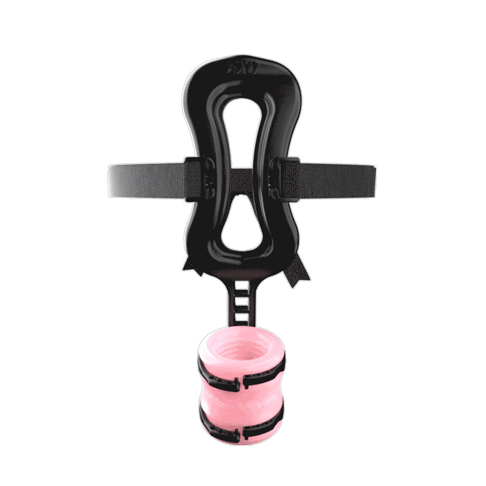 Buy the Exo Hands-Free Pleasure Wearable Masturbator in Pink & Black Buy the Exo Hands-Free Pleasure Wearable Masturbator in Pink & Black