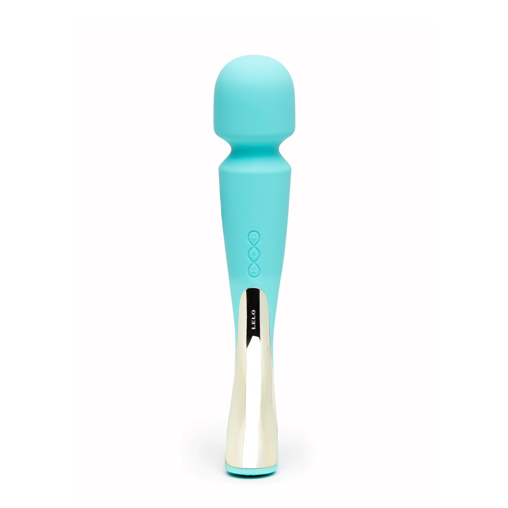 Buy the Smart Wand 2 Large 10-function Rechargeable Silicone Full Size  Waterproof Massager in Aqua