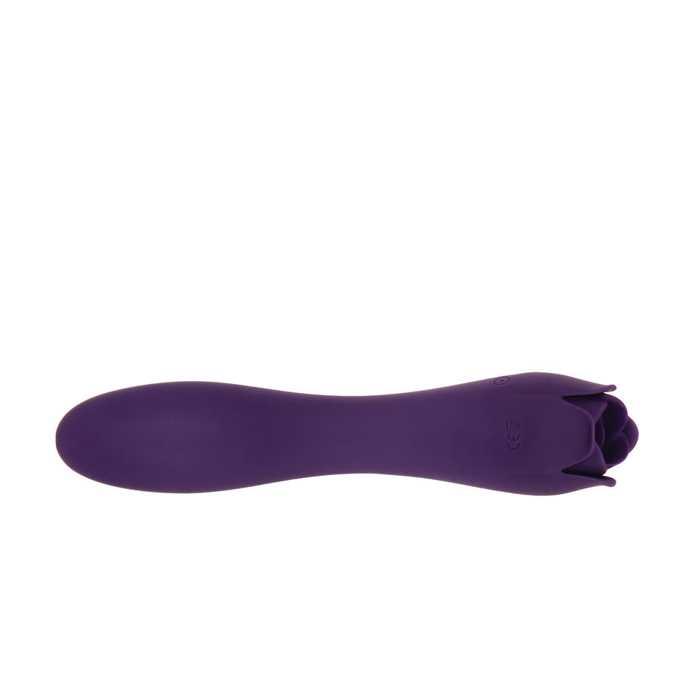 Buy the Thorny Rose 18-function Rechargeable Double-Ended Silicone Tongue  Flicking & Vibrating Stimulator in