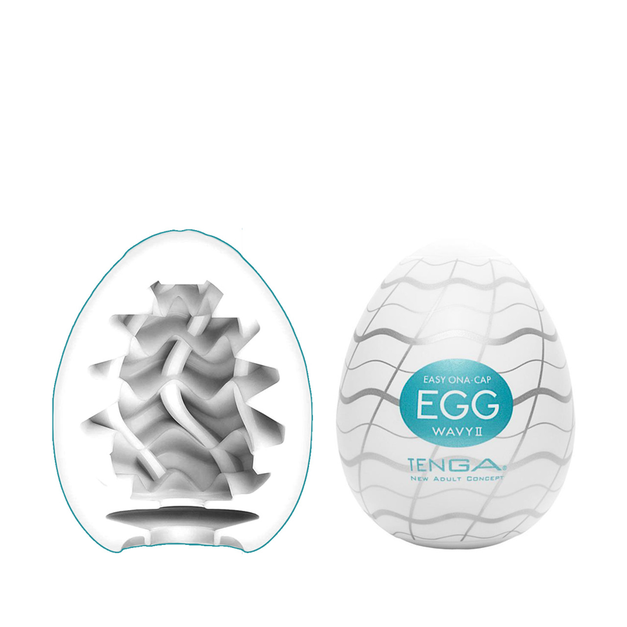 Tenga EGG Disposable Male Masturbator Shiny, Personal Care