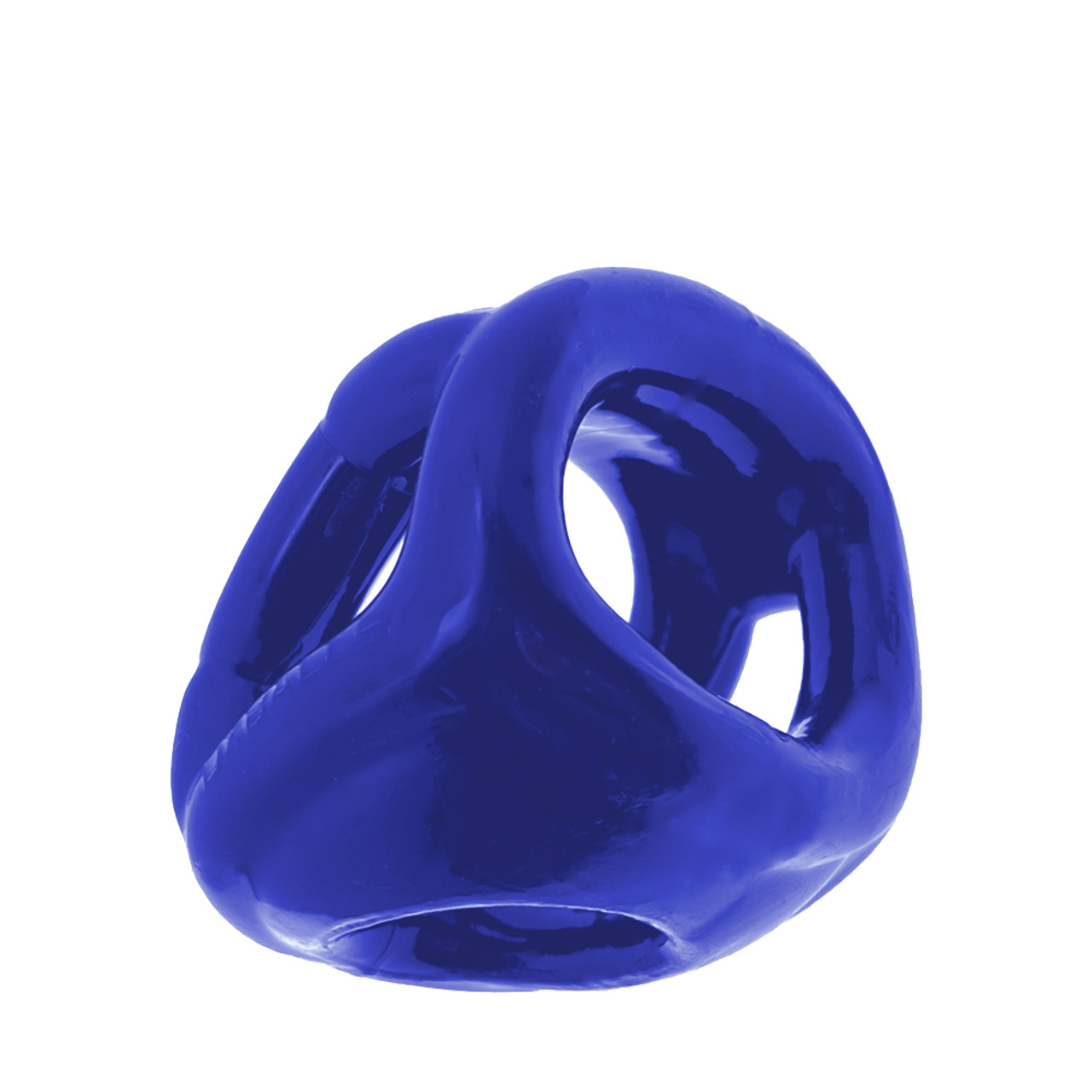 Tri-Squeeze 3 Ring Ballstretcher Sling (Blue)- Oxballs - Rough