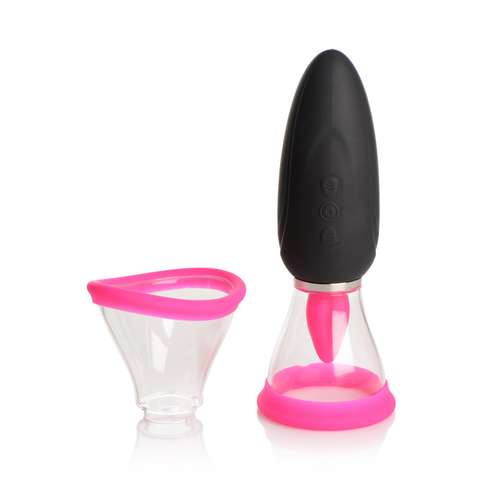 licking sucking vibrator Buy the Shegasm Lickgasm Mini 10-function Rechargeable Silicone Licking & Sucking  Vibrator