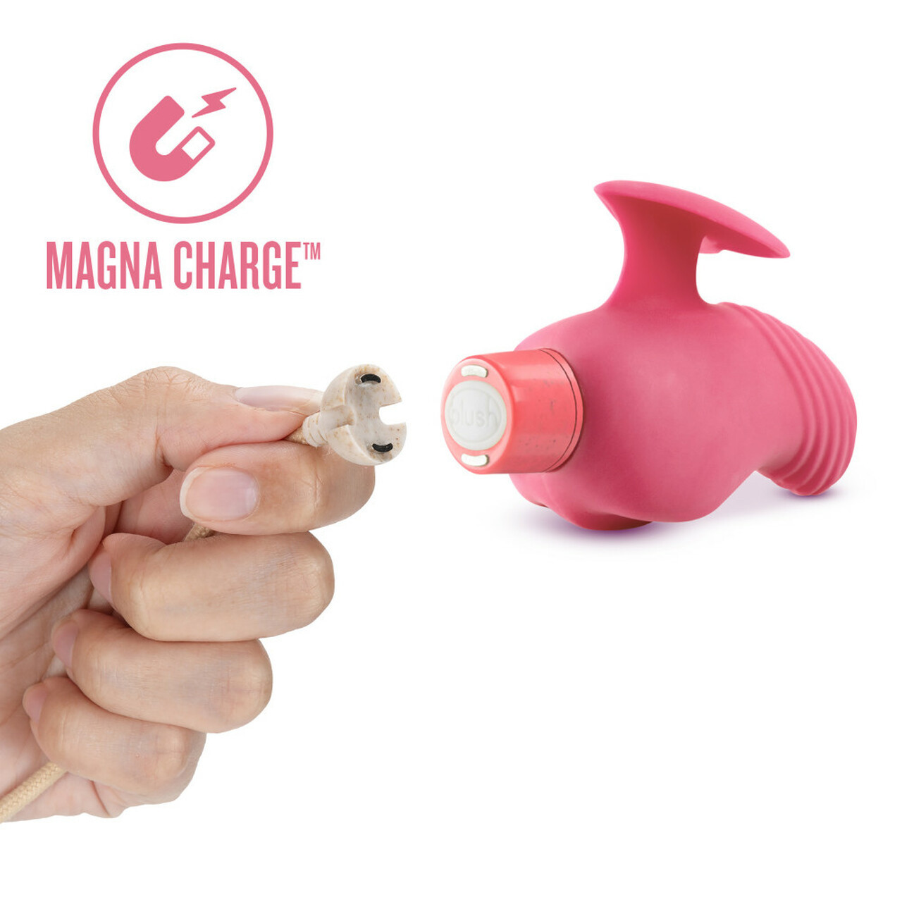 Buy the Gaia Eco Love 10-function Rechargeable Biodegradable Bullet Vibrator  with Finger Mounted Silicone Sleeve