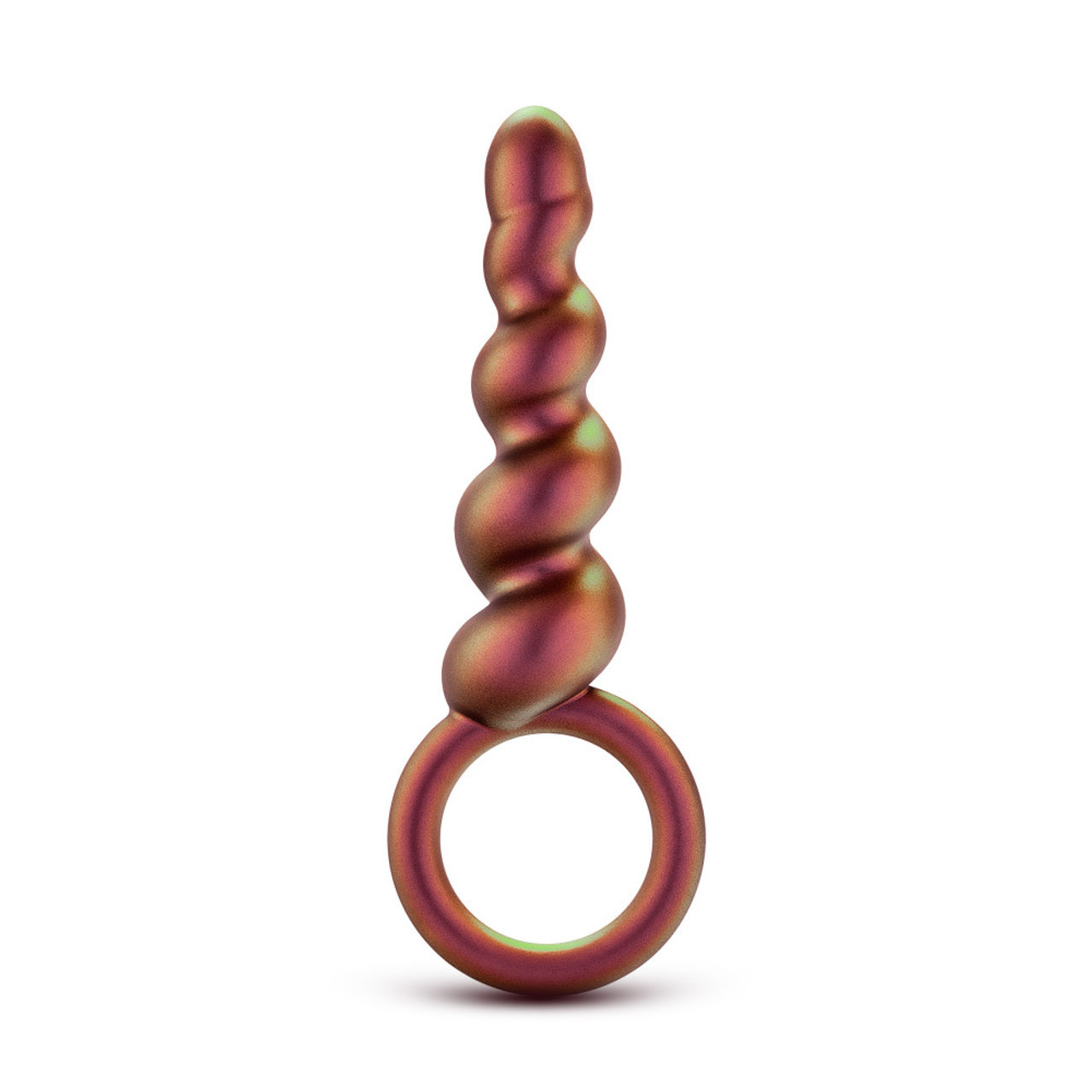 discrete anal plug Buy the Anal Adventures Matrix Spiral Loop Silicone Butt Plug Anal Beads in  Copper