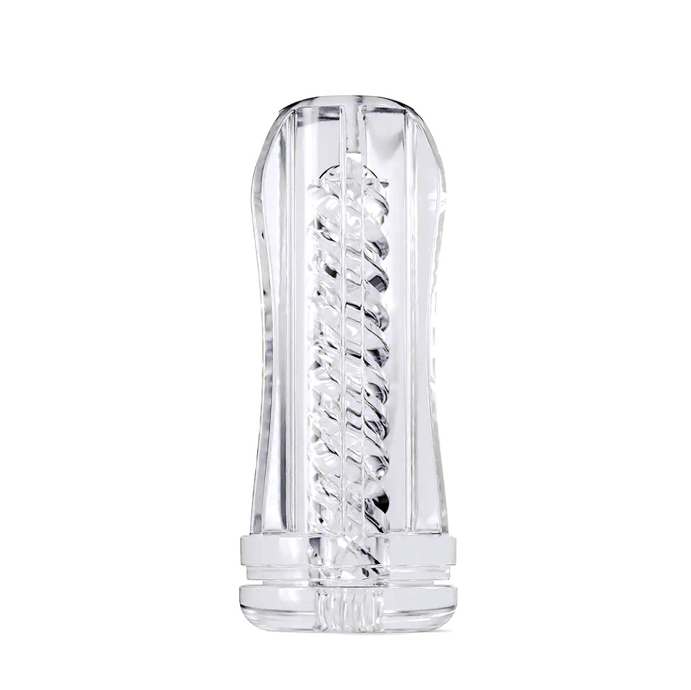 Buy the Deep Blow Tornado Clear Stroker Male Masturbator Sleeve Reusable