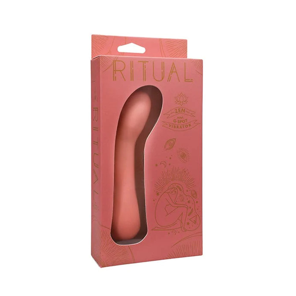 Buy The Ritual Zen 10-function Rechargeable Silicone G-Spot Vibrator in  Coral - Doc Johnson