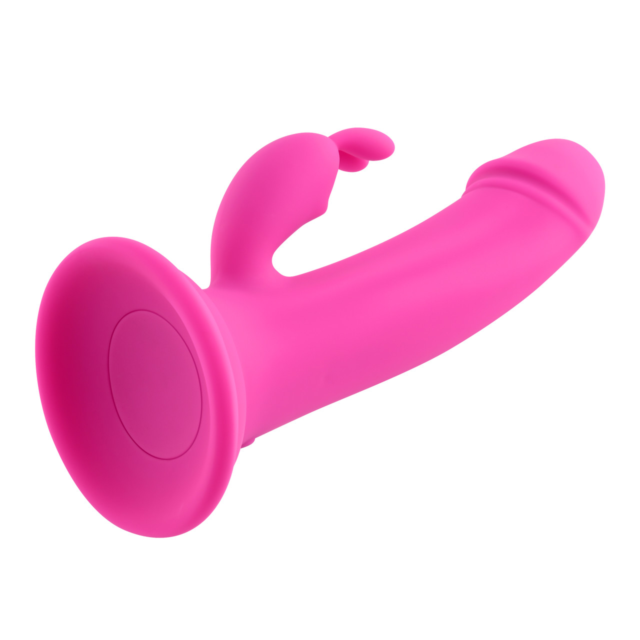 Buy the Somebunny to Love 18-function Rechargeable Silicone Rabbit-style  Vibrator with Suction Cup in