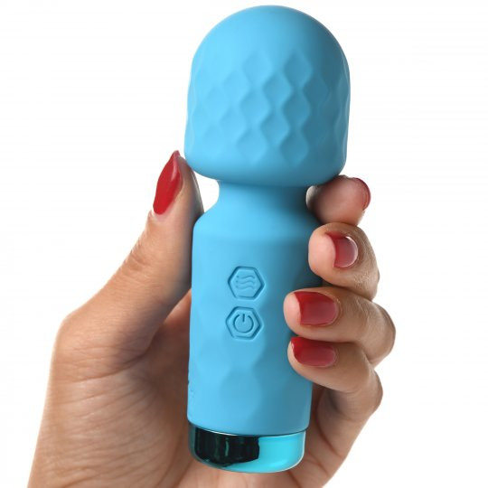 BANG! 10X Mini Silicone Wand - Blue - Dallas Novelty - Online Sex Toys  Retailer
