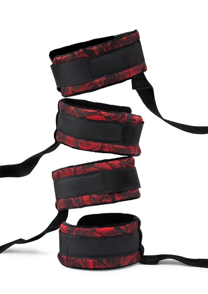 ROSEGASM- BED RESTRAINT KIT W/ BLINDFOLD - Dallas Novelty - Online Sex Toys Retailer ROSEGASM- BED RESTRAINT KIT W/ BLINDFOLD - Dallas Novelty - Online Sex Toys Retailer