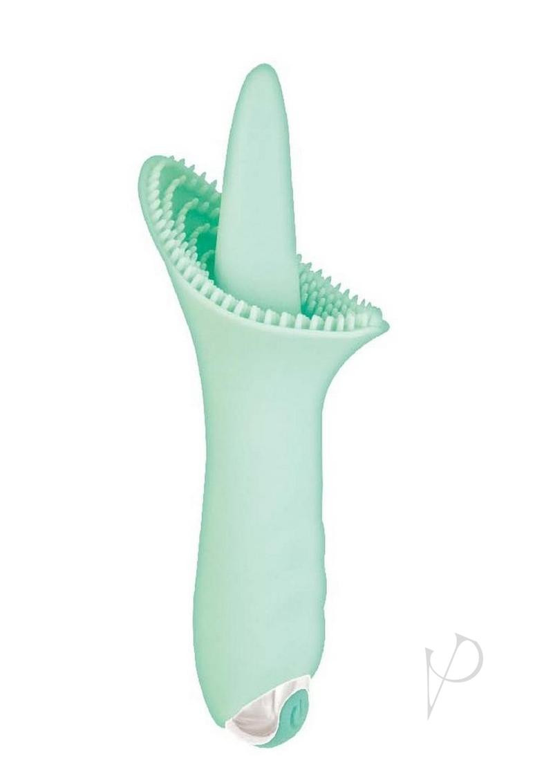 clitoria vibrator Clit-Tastic Luscious Clit Licker Rechargeable Silicone Clitoral Vibrator -  Aqua - Dallas Novelty