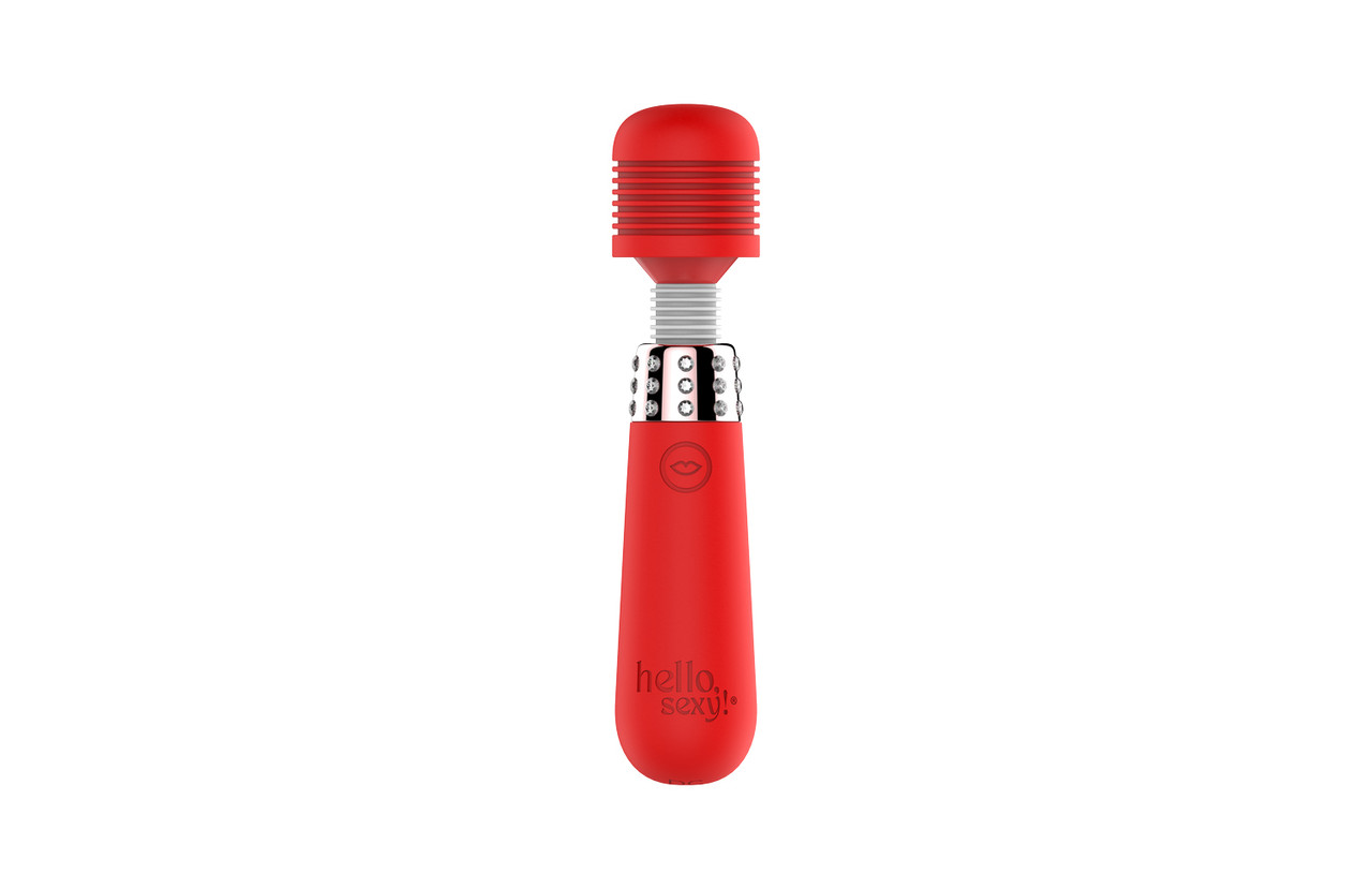 Hello Sexy - Bling Bling - Tiger Lily Mini Wand Vibrator - Dallas