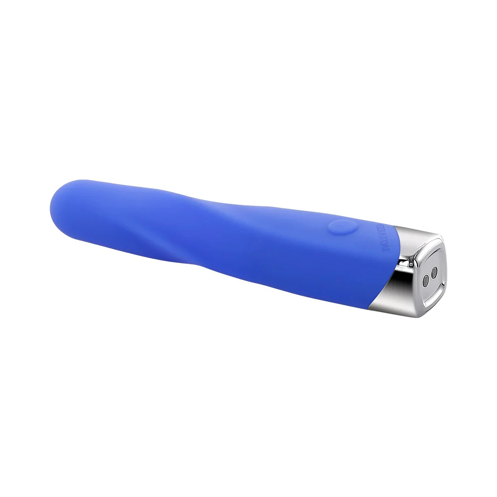 Evolved Twisted Temptation Blue Bullet Vibrator - Dallas Novelty