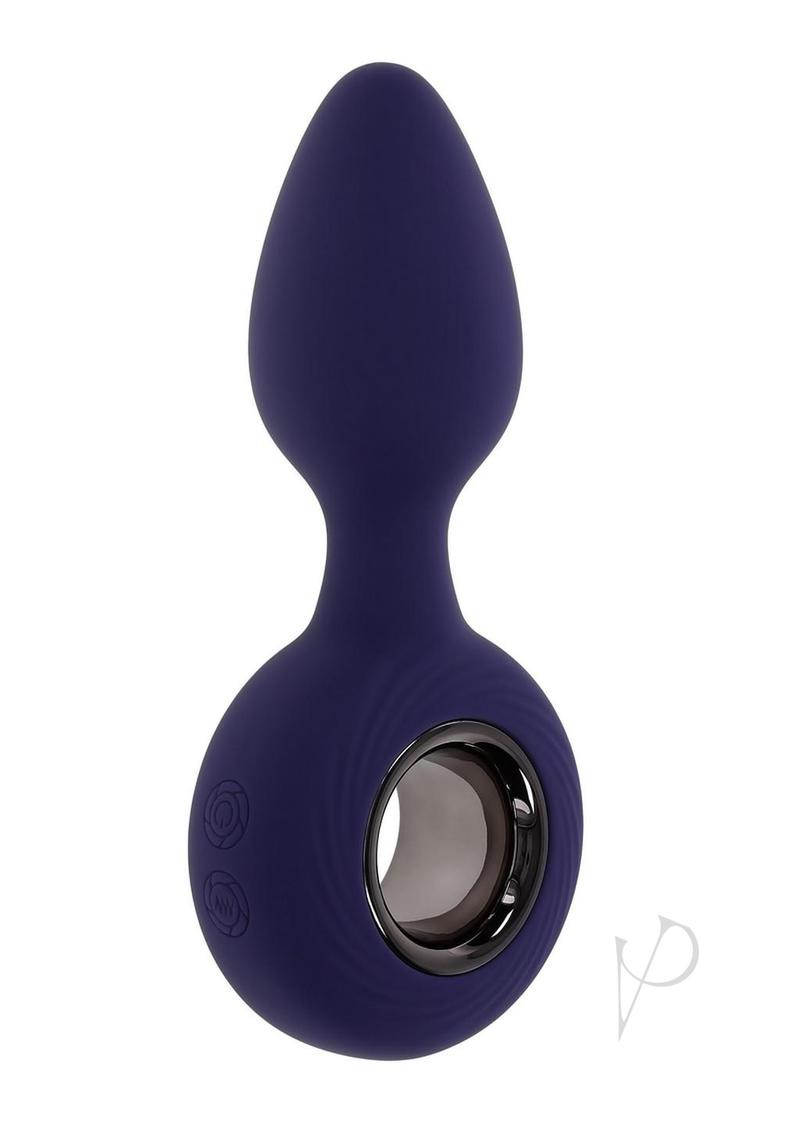 My Precious Rechargeable Silicone Anal Plug - Purple - Dallas Novelty