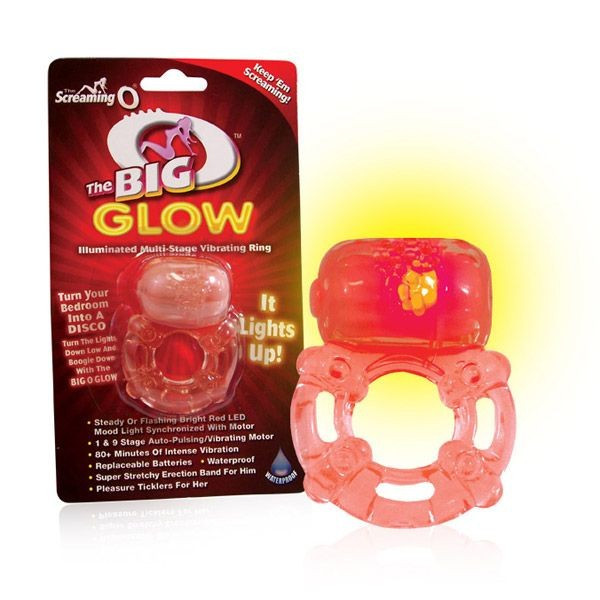 Screaming O The BigO Glow 9 Speed Vibrating Cockring - Dallas Novelty - Online Sex Toys Retailer Screaming O The BigO Glow 9 Speed Vibrating Cockring - Dallas Novelty - Online Sex Toys Retailer