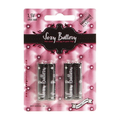 buy the Sexy Battery AAA (LR03) Alkaline Batteries 4 Pack