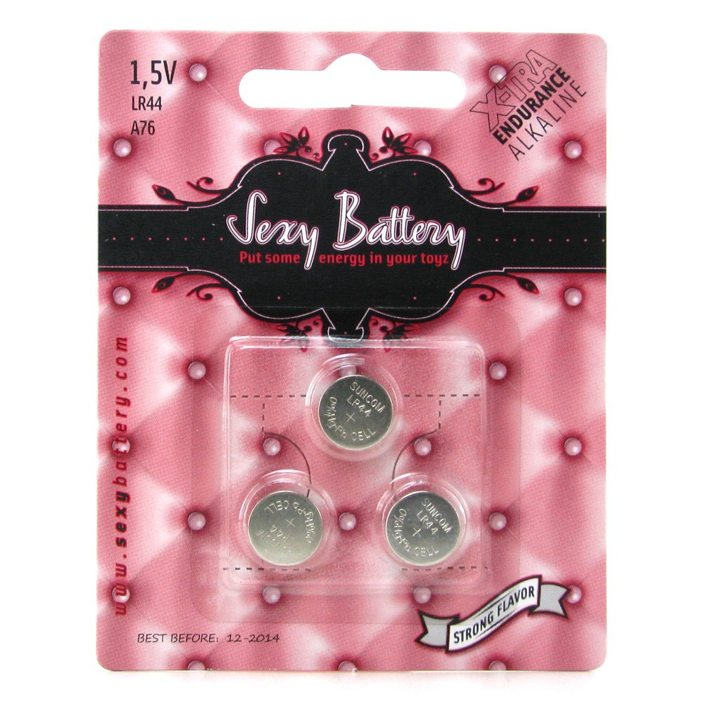 Sexy Battery LR44 Button Alkaline Batteries 3 Pack Dallas Novelty