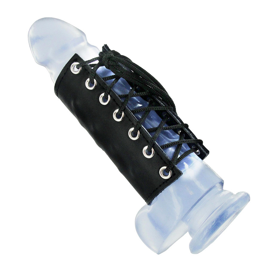 Buy Deluxe Leather Lace-Up Adjustable bi-polar Estim electroerotic Penis Sheath Cock Tube - Rimba Electrosex Buy Deluxe Leather Lace-Up Adjustable bi-polar Estim electroerotic Penis Sheath Cock Tube - Rimba Electrosex
