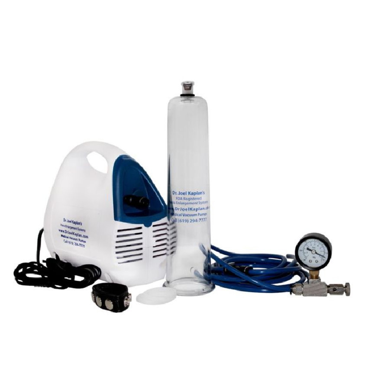 Buy the Dr Joel Kaplan Complete MegaVac Electric Penis Pump System III with  Vacuum Expansion Cylinder