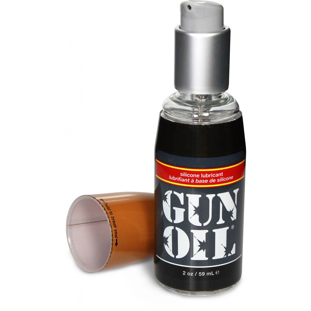 Gun Oil Silicone Lubricant 2 oz Dallas Novelty