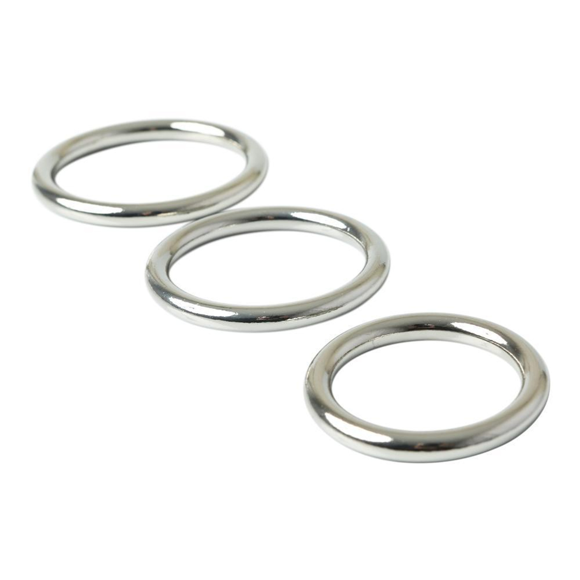 Buy the Seamless Metal O-Ring 3 Pack for O-ring strap-on harness ...